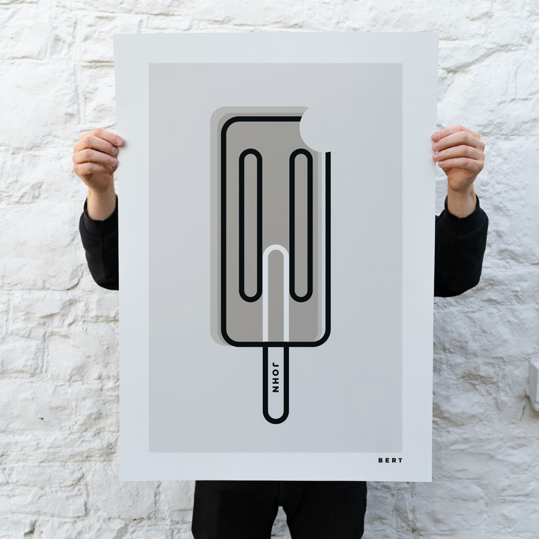 LEMONADE ICE LOLLY | SPECIAL EDITION WALL ART *PERSONALISATION AVAILABLE*
