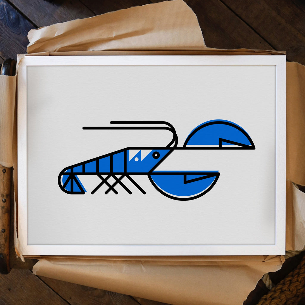 LUSH LOBSTER NO. 2  | LIMITED EDITION WALL ART