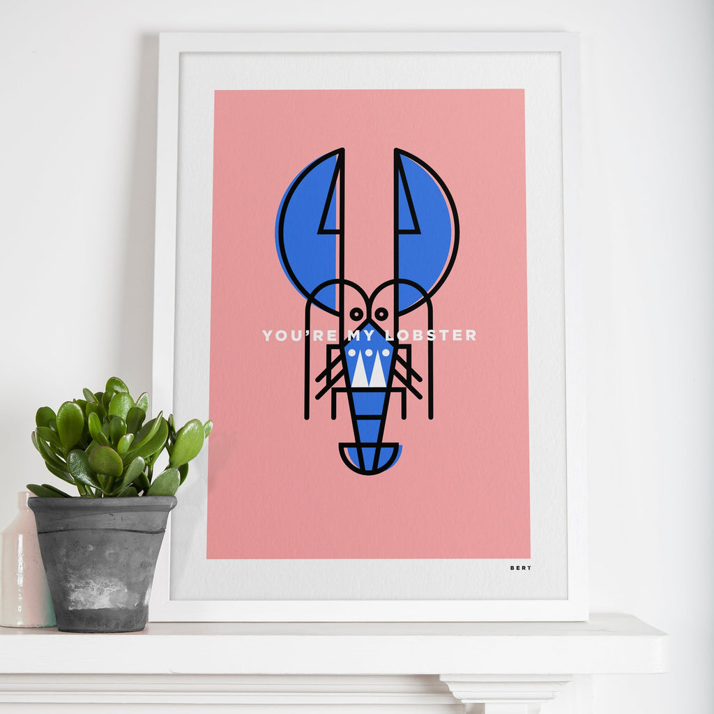 YOU'RE MY LOBSTER  | LIMITED EDITION WALL ART
