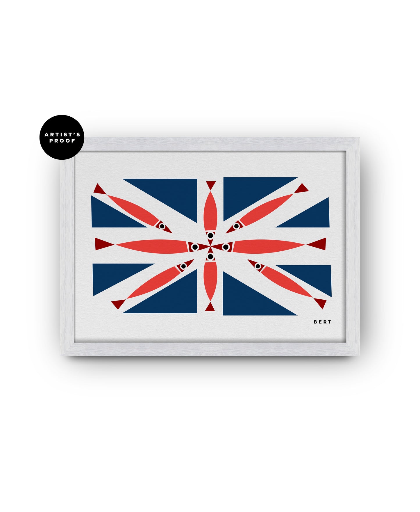 RARE ARTIST PROOF | FISHY UNION JACK