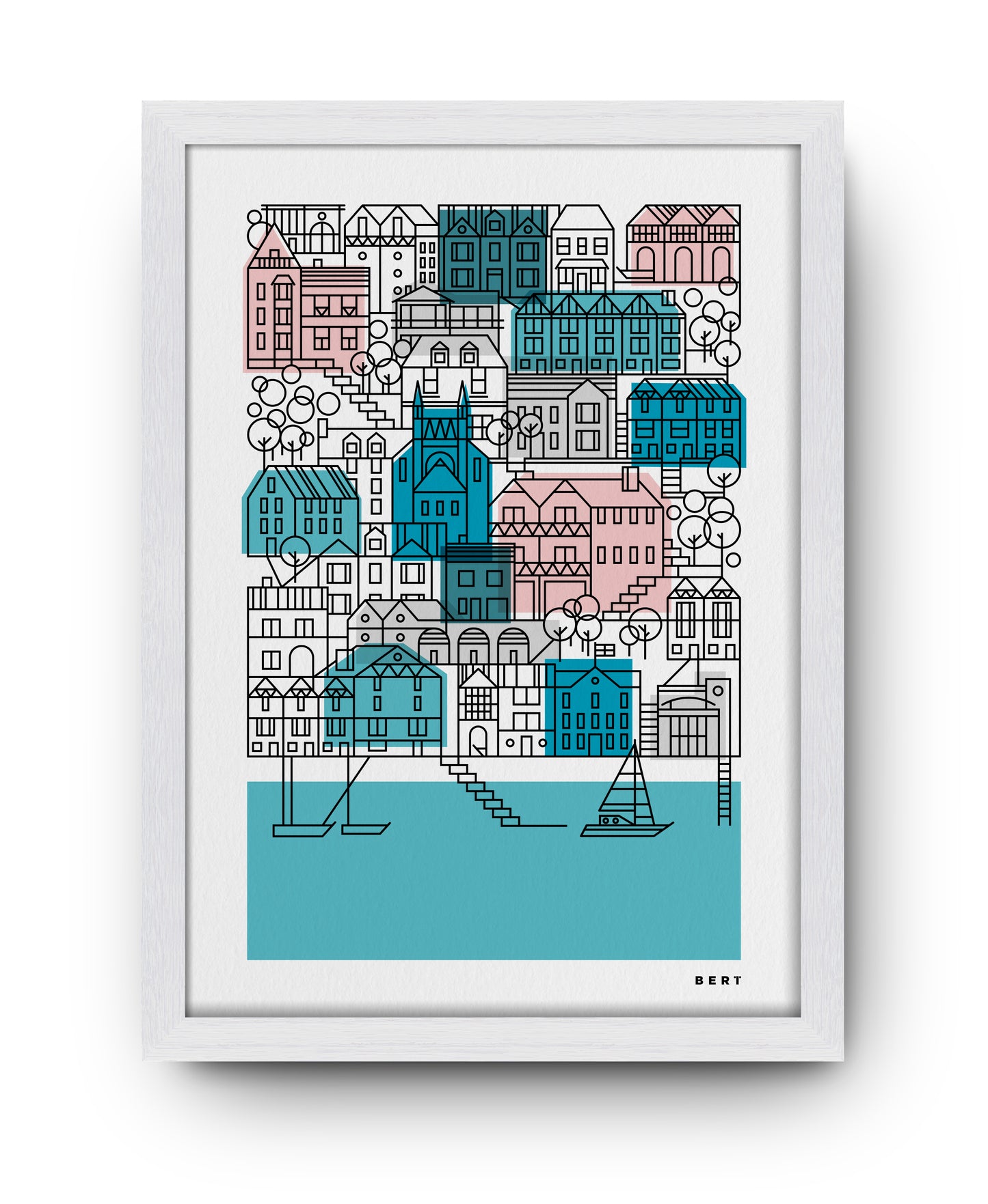 DARTMOUTH HOUSES | OPEN EDITION WALL ART
