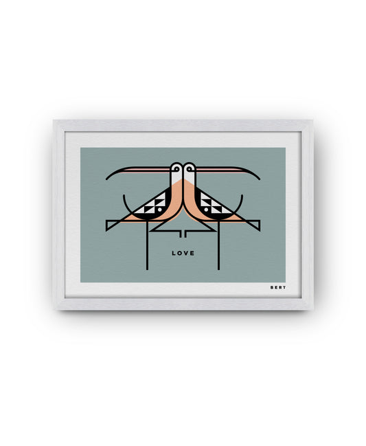 COUPLE OF CURLEWS | LIMITED EDITION WALL ART