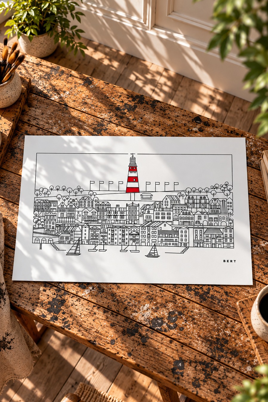 Plymouth Art Print