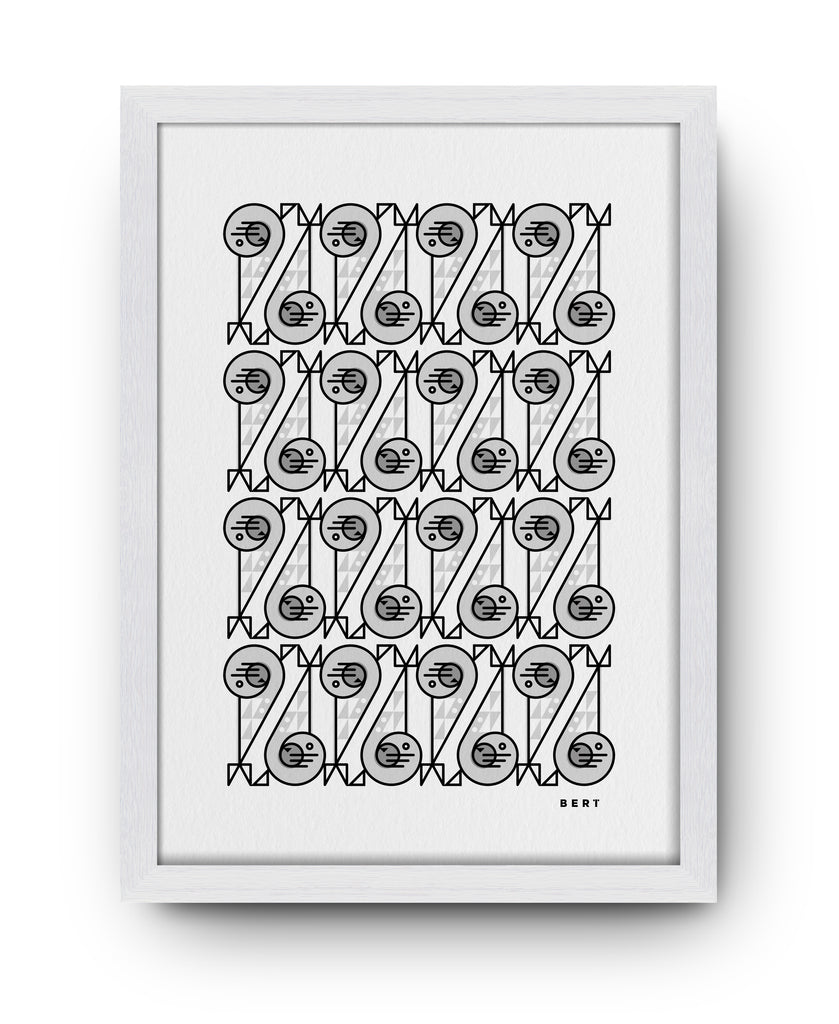 Sammy Seal Pattern  | OPEN EDITION WALL ART