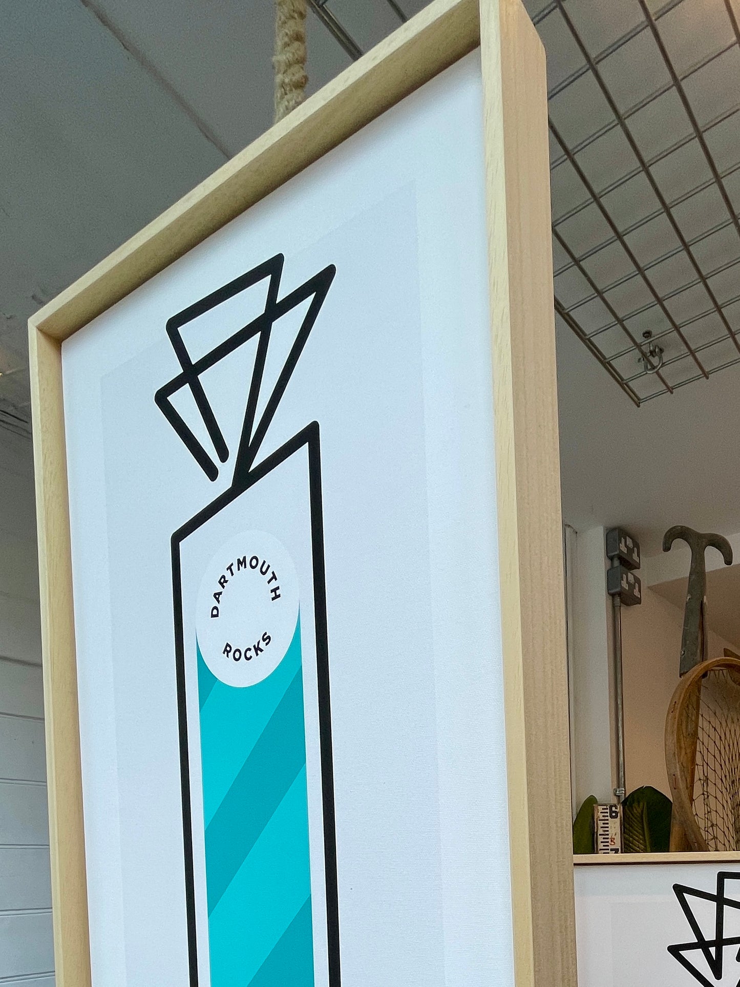 New! Dartmouth Rocks | Large Framed Canvas