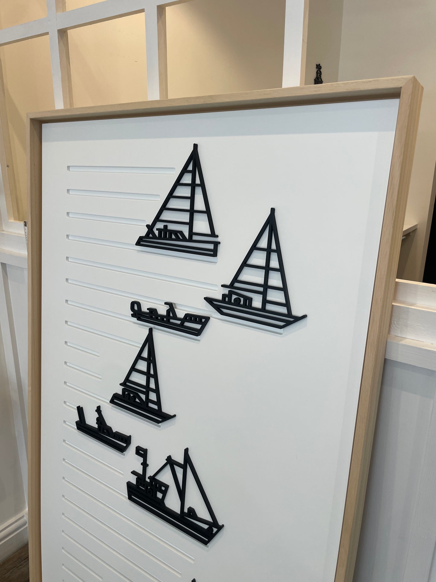 New! Set Sail Portrait | Wood Relief Art