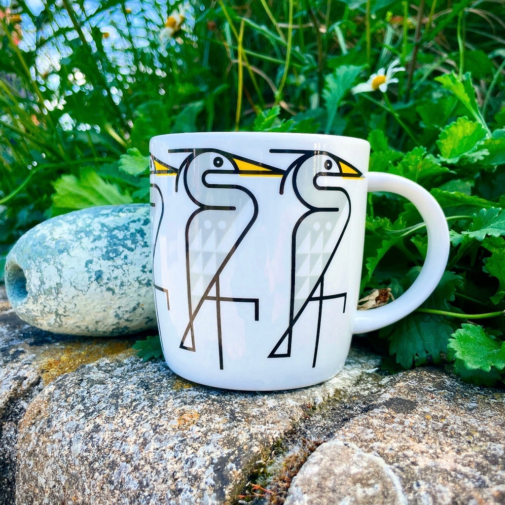 Handsome Heron Fine Bone China Mug *As seen in The Times!!