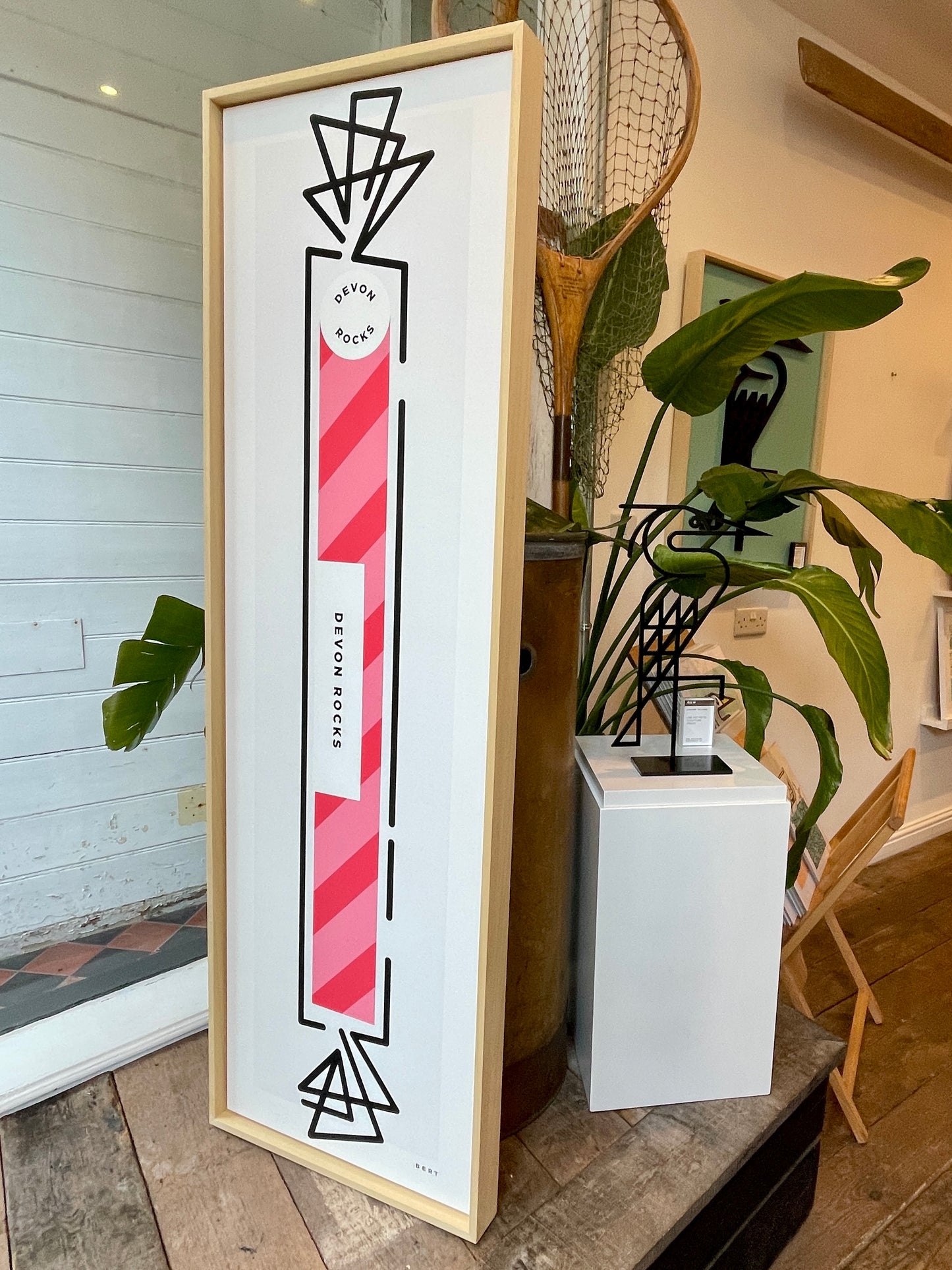 New! Devon Rocks | Large Framed Canvas