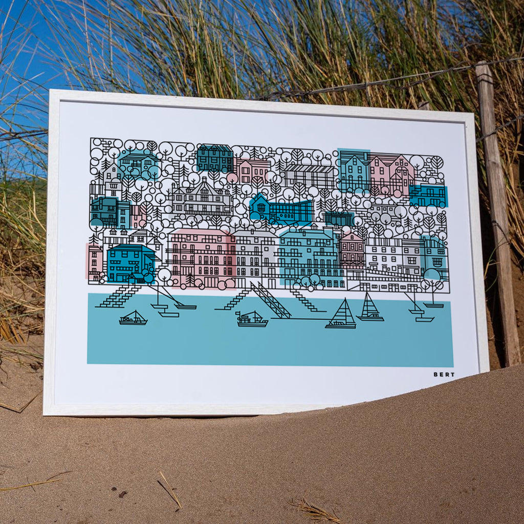 SALCOMBE HOUSES | LIMITED EDITION WALL ART