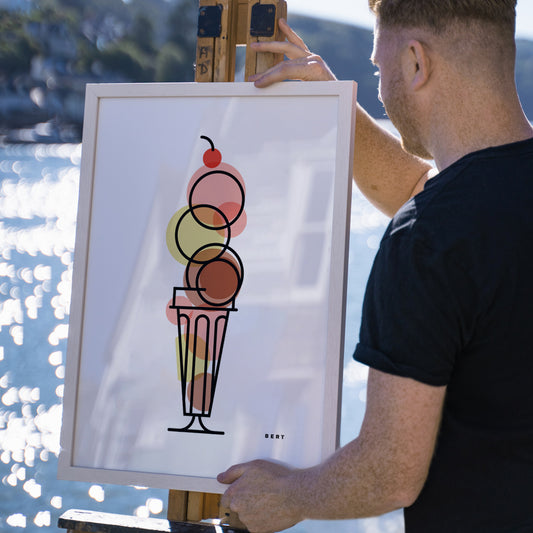 SCOOPS! ICE CREAM | SPECIAL EDITION WALL ART