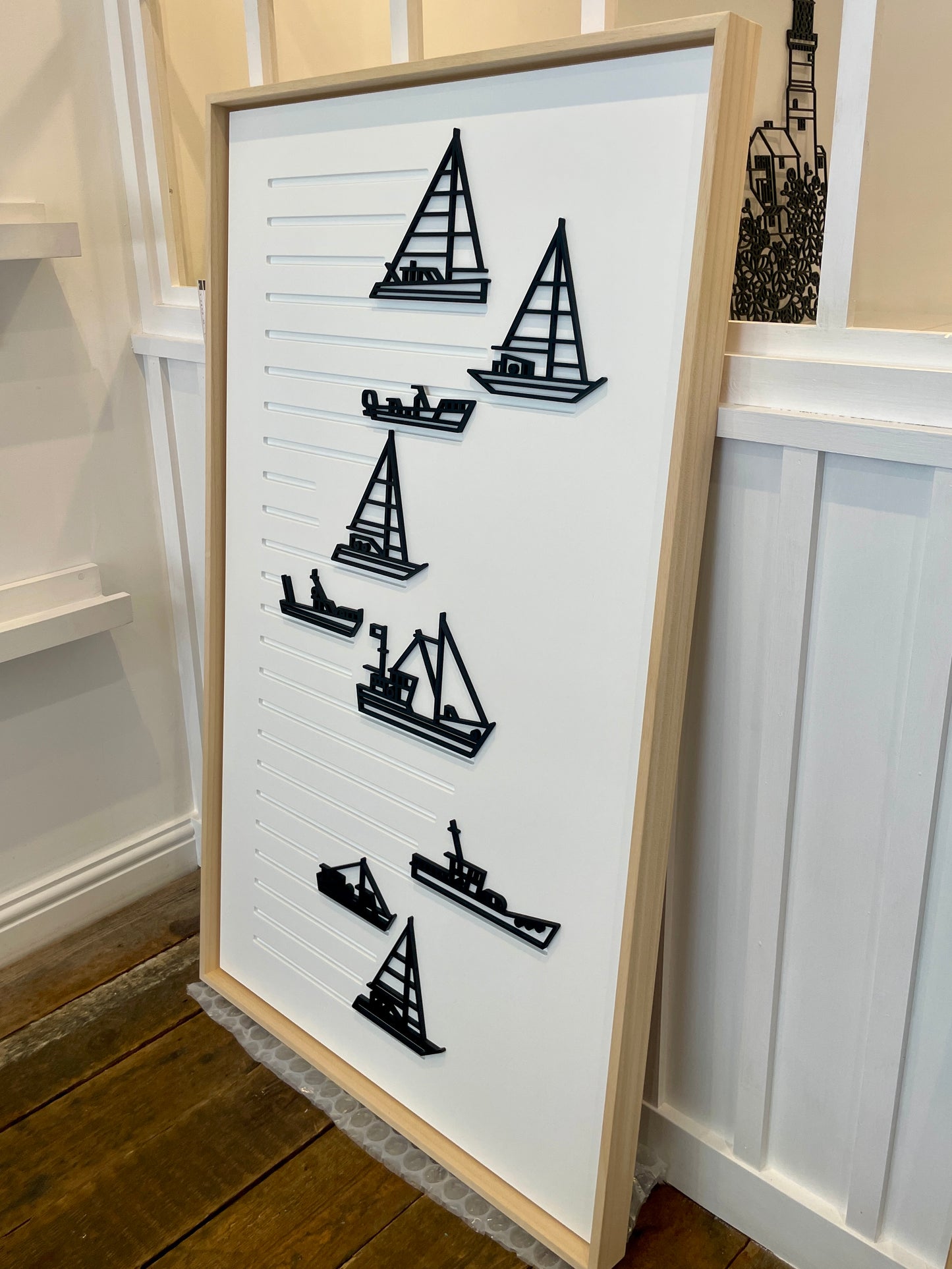 New! Set Sail Portrait | Wood Relief Art