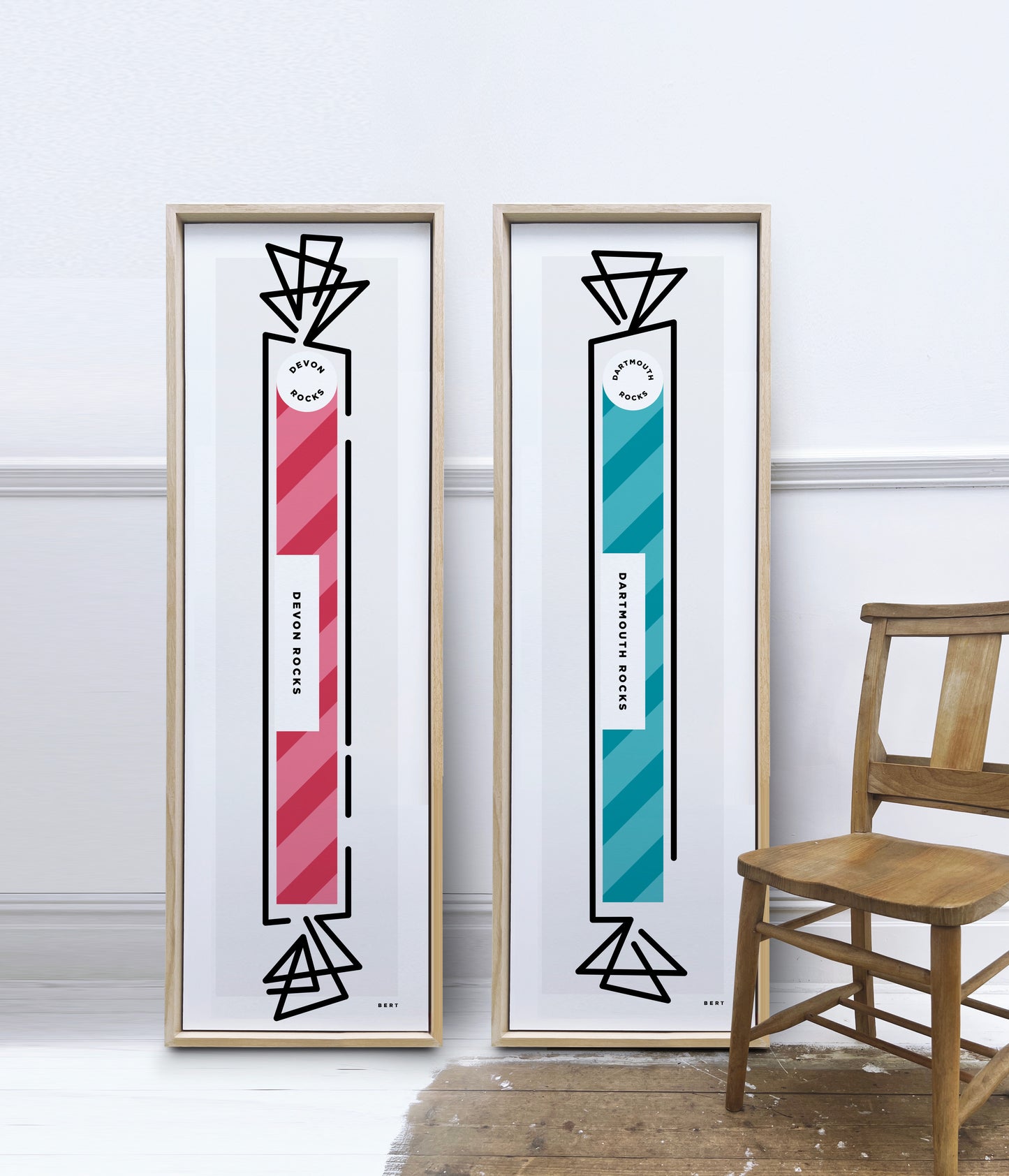 New! Dartmouth Rocks | Large Framed Canvas