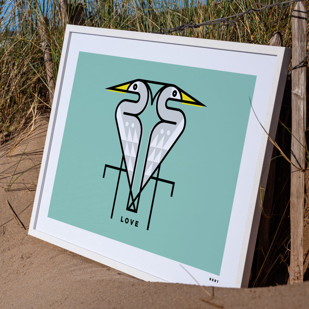 HERONS LOVE | LIMITED EDITION WALL ART