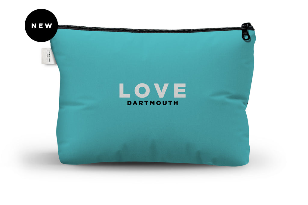 NEW! BERT & BUOY LARGE ESSENTIALS ZIP BAG LOVE DARTMOUTH
