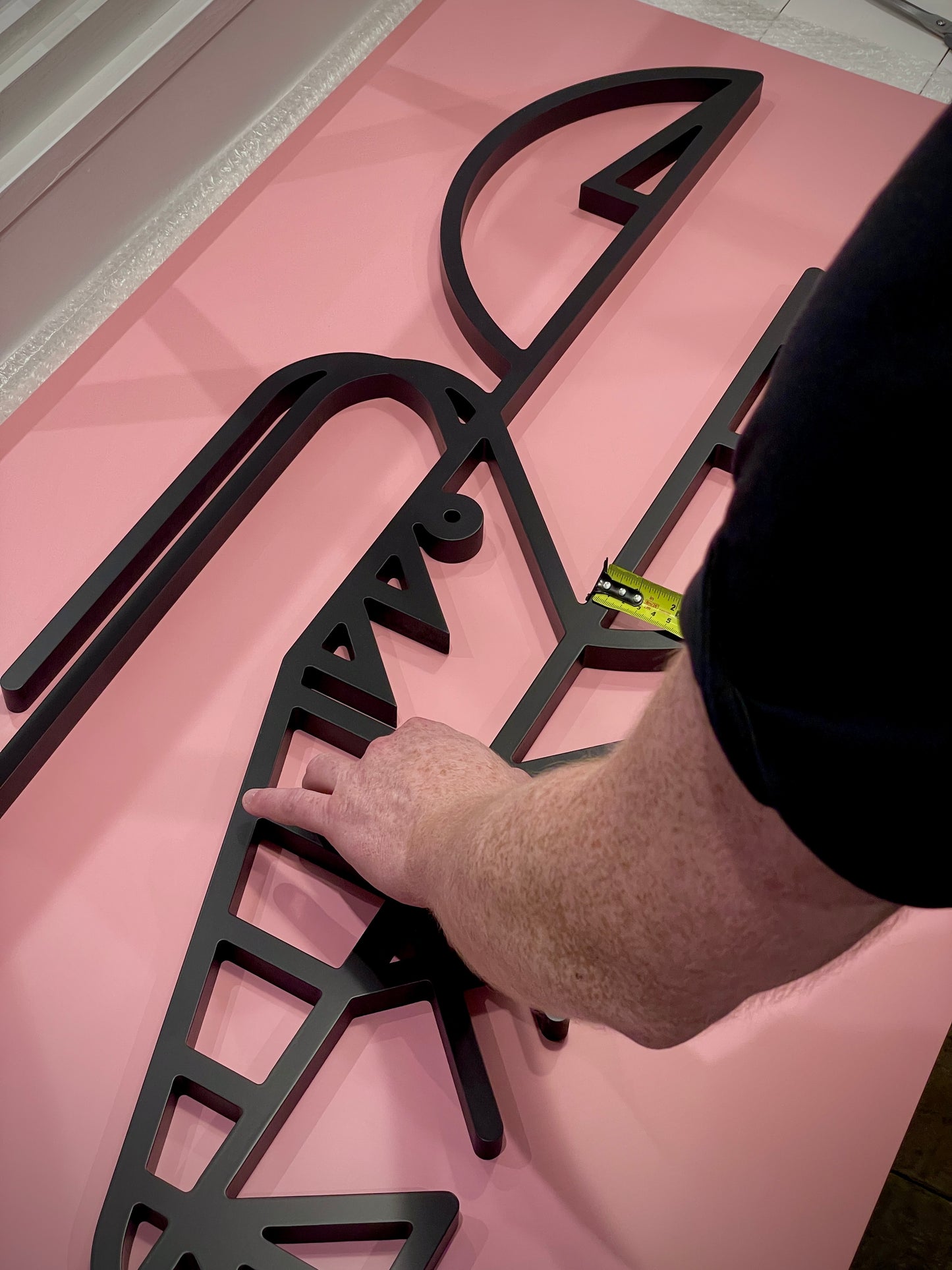 New! Lobster Landscape Pink | Wood Relief Art