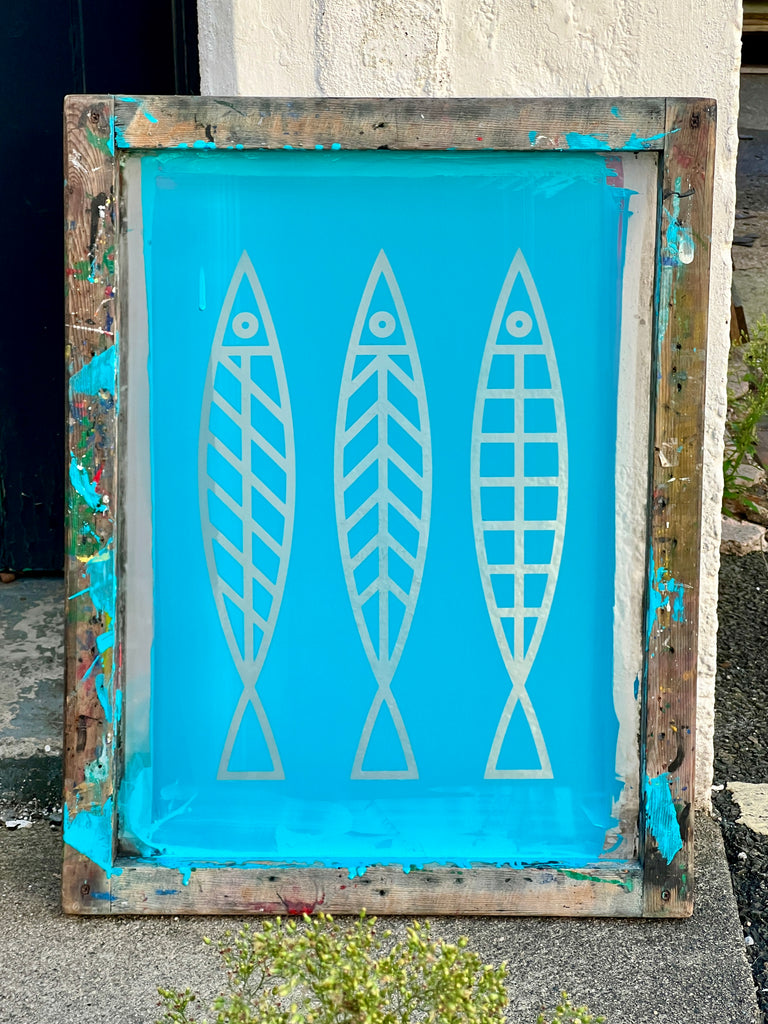 NEW LISTING! ONE-OF-A-KIND SCREEN ART  | FINE FISH