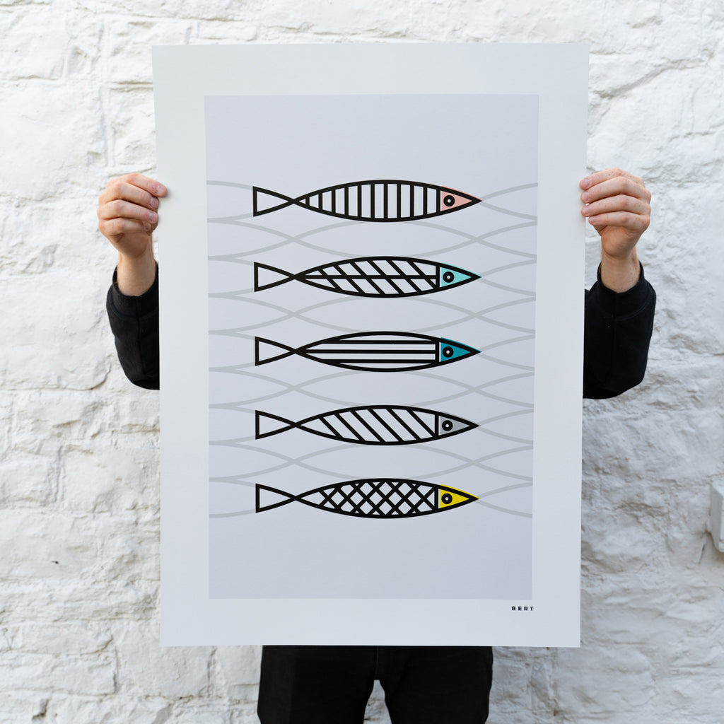 50% Off XL Prints | Fish on Waves