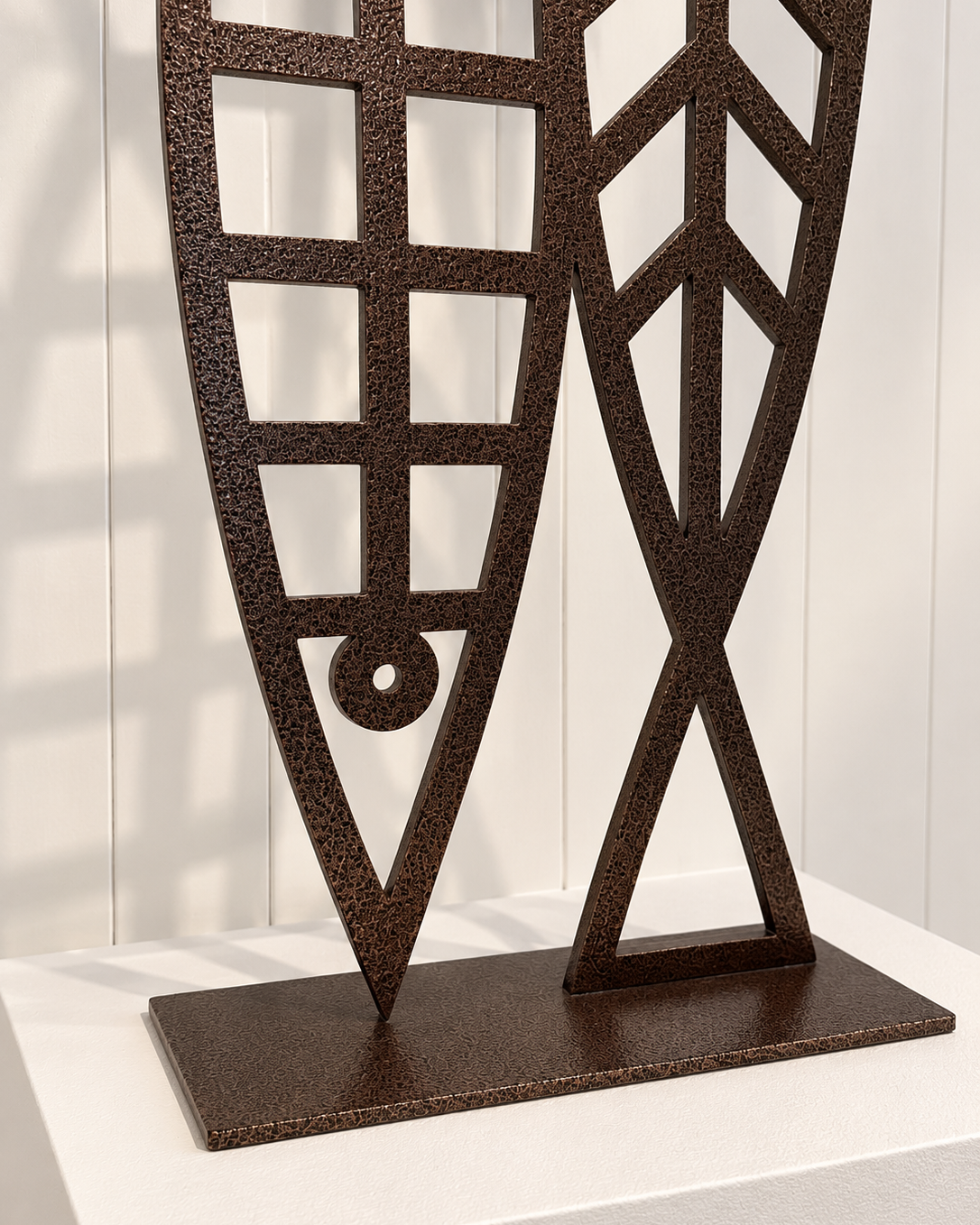 Fine Fish Large Sculpture - Hammered Copper Metalwork - Limited Edition