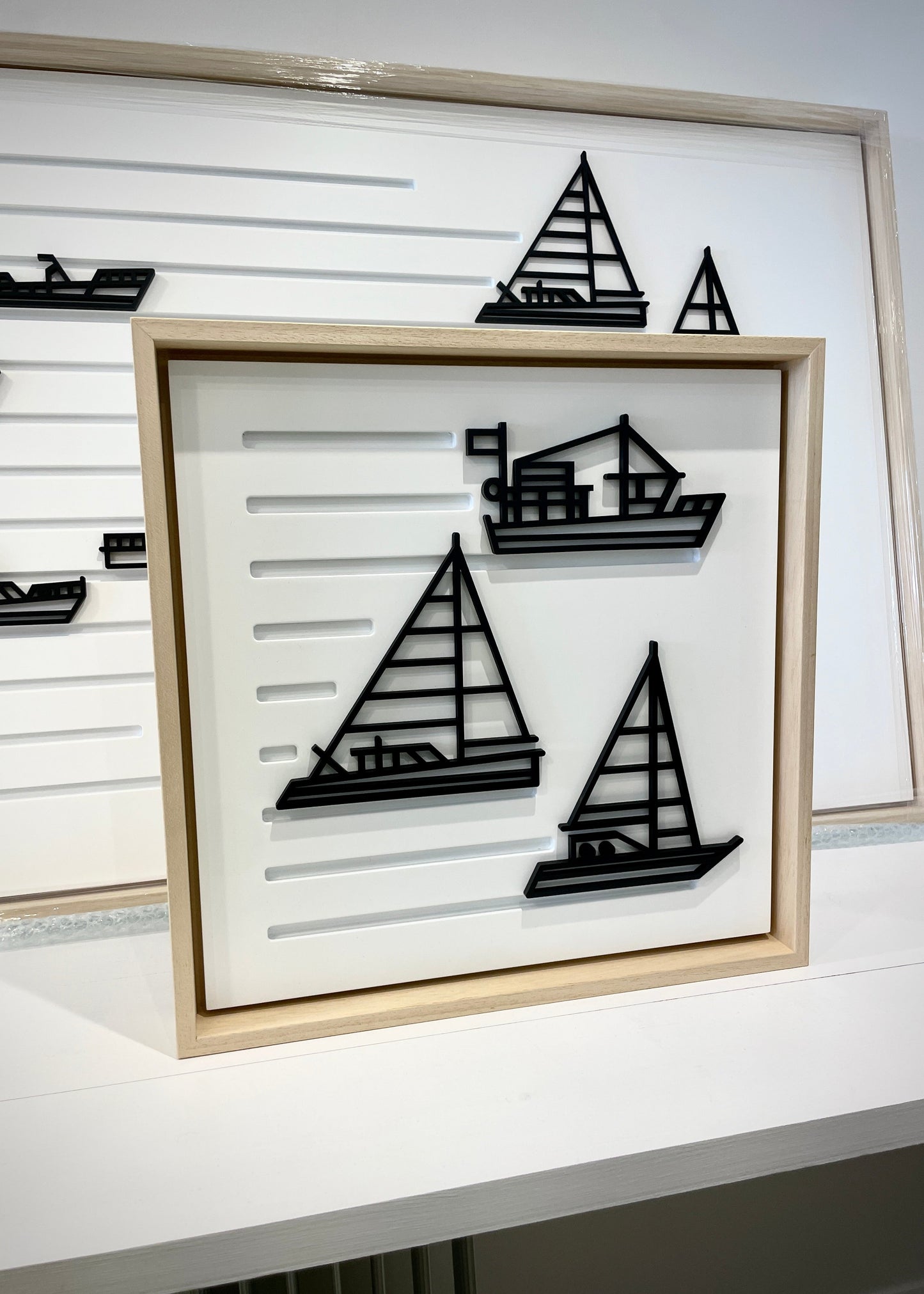 New! Set Sail - Part 1 | 3 Boat Wood Relief