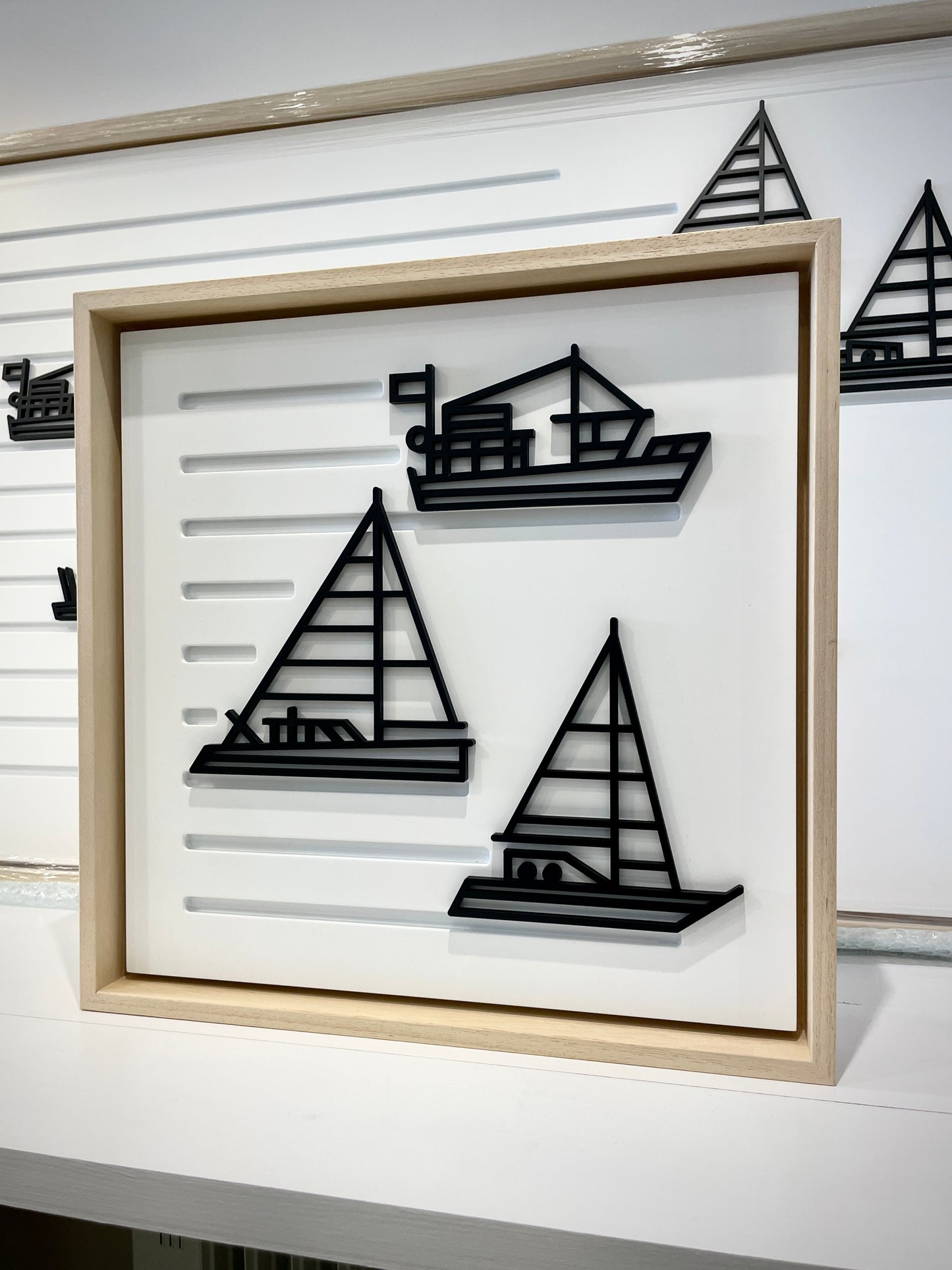 New! Set Sail - Part 1 | 3 Boat Wood Relief