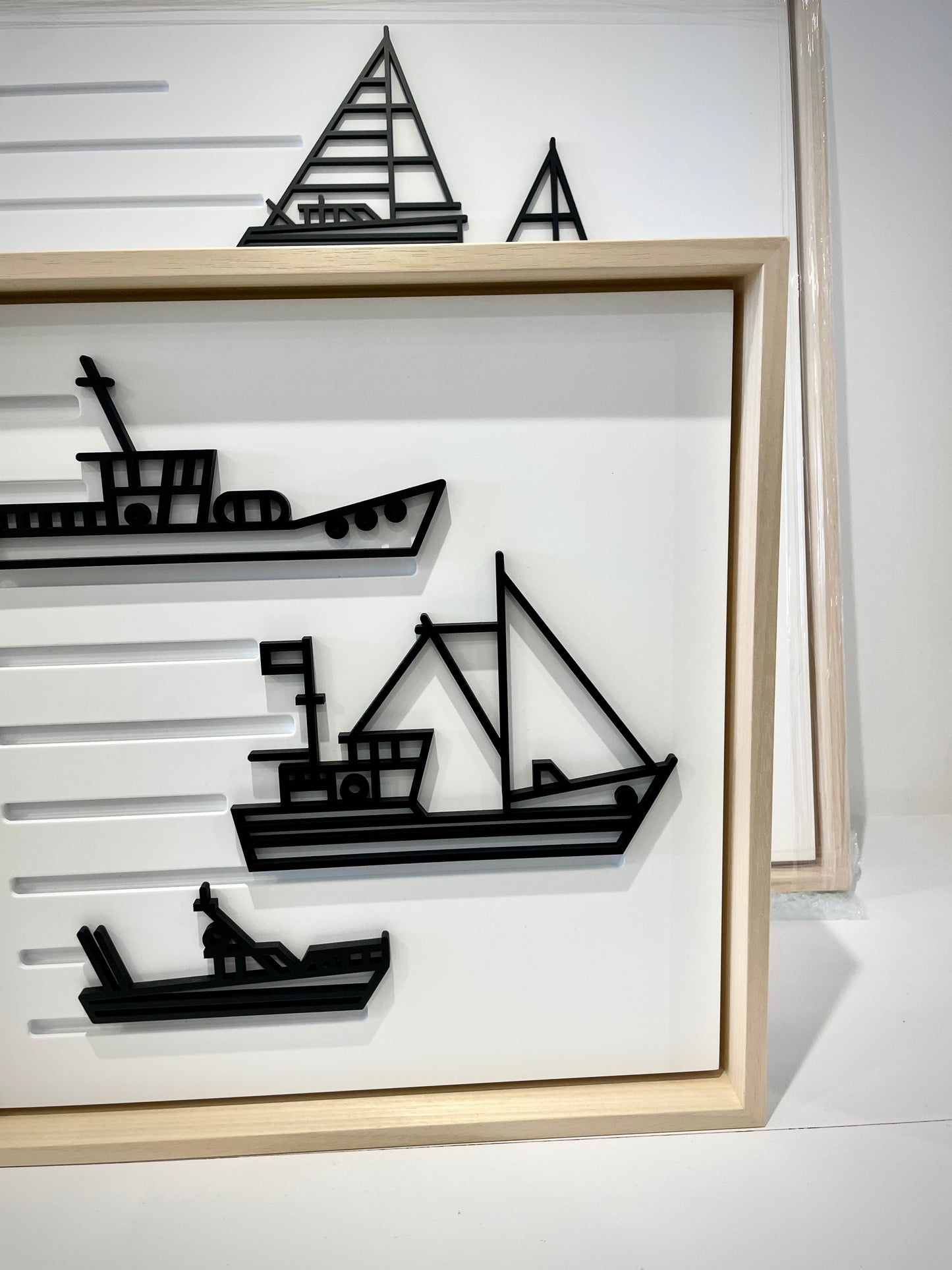 New! Set Sail - Part 2 | 3 Boat Wood Relief
