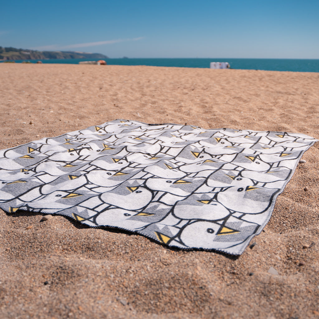 Great Gulls Recycled Cotton Blanket