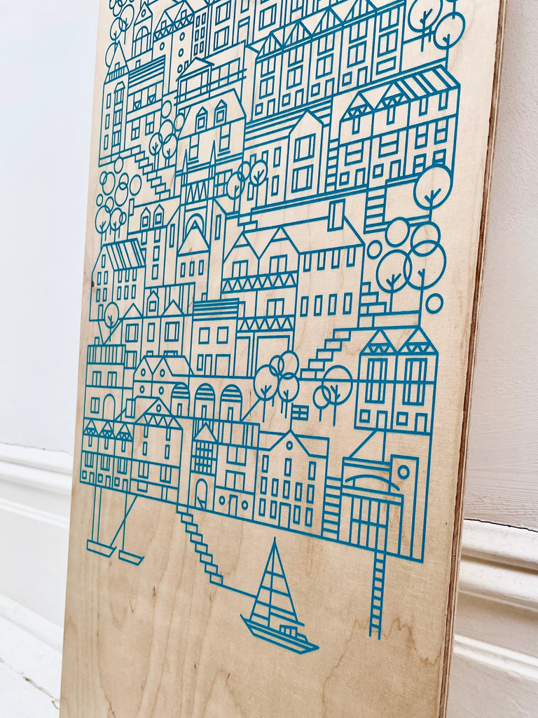 NEW! Limited Edition | Dartmouth Blue Bellyboard | Screen Printed & Artist Signed