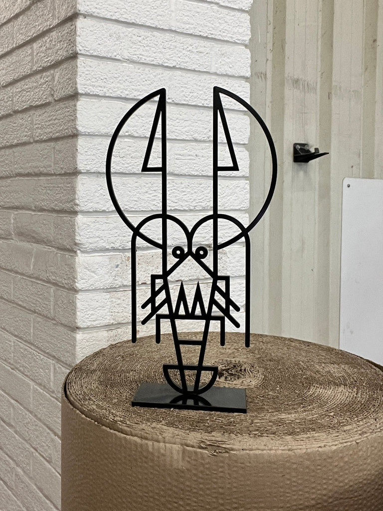 Pre-Order *** Bert Fowler | Lush Lobster Line Art Metal Sculpture