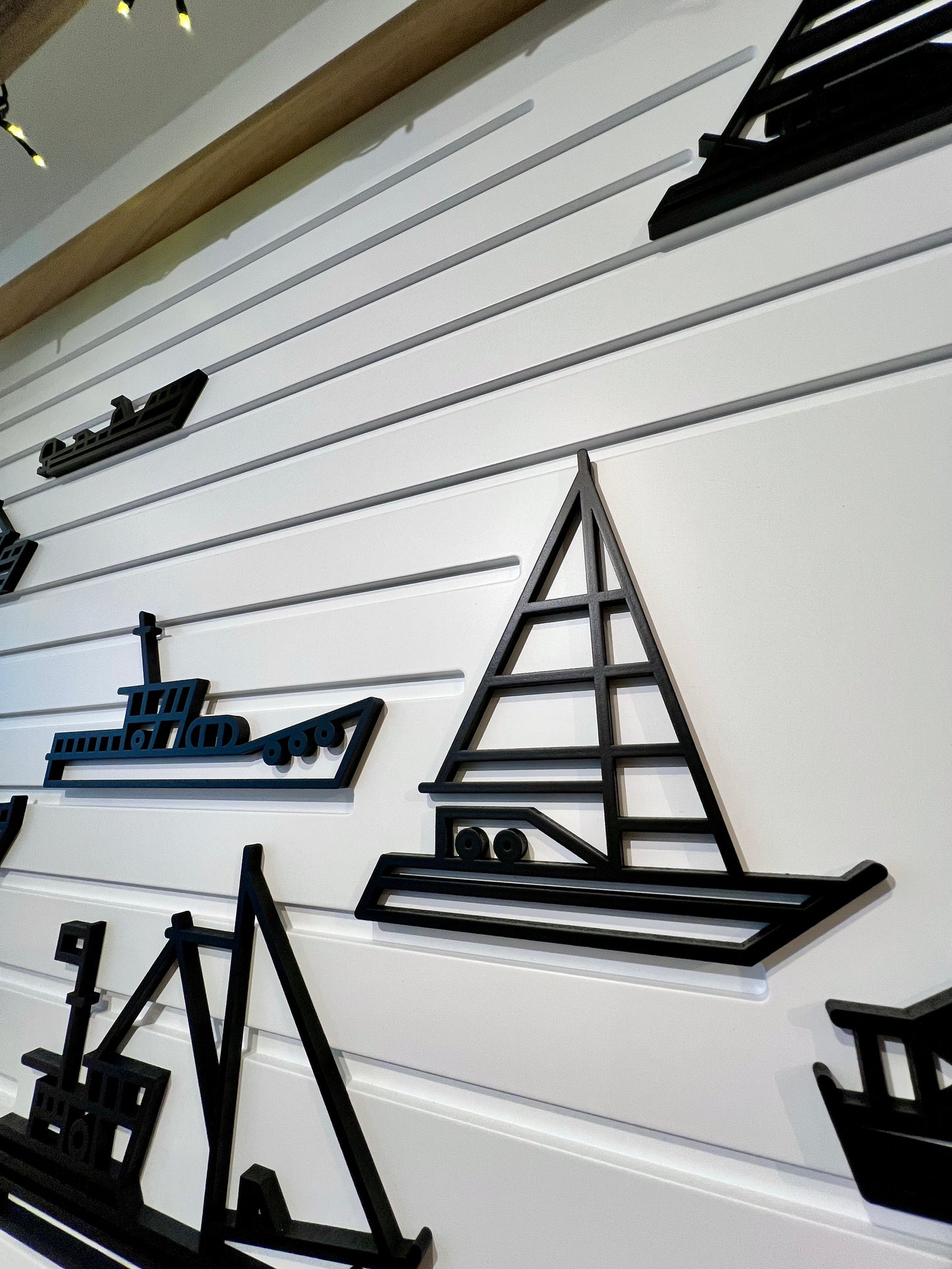 New! Set Sail Landscape | Large Wood Relief Art