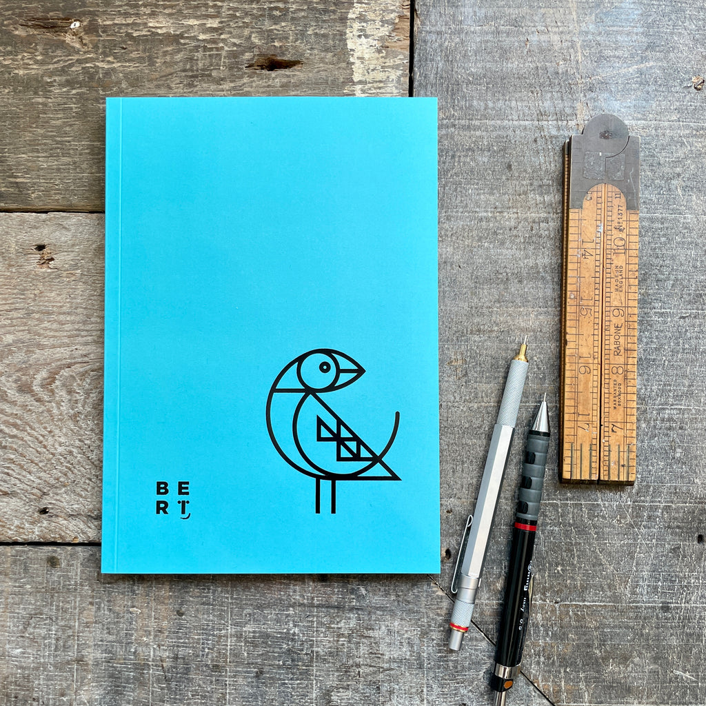 Bert Fowler Puffin Notebook | A5 100 Plain Pages