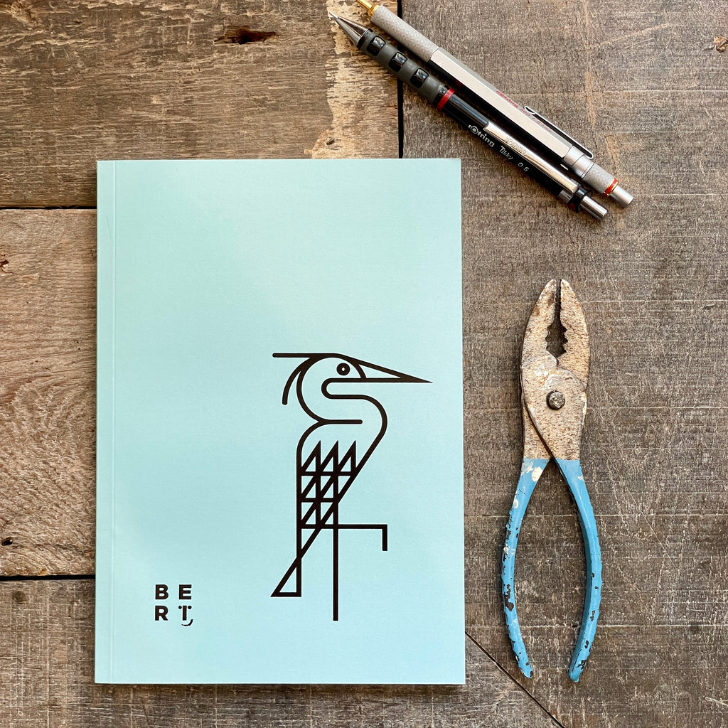 Heron Notebook | A5 100 Premium Pages