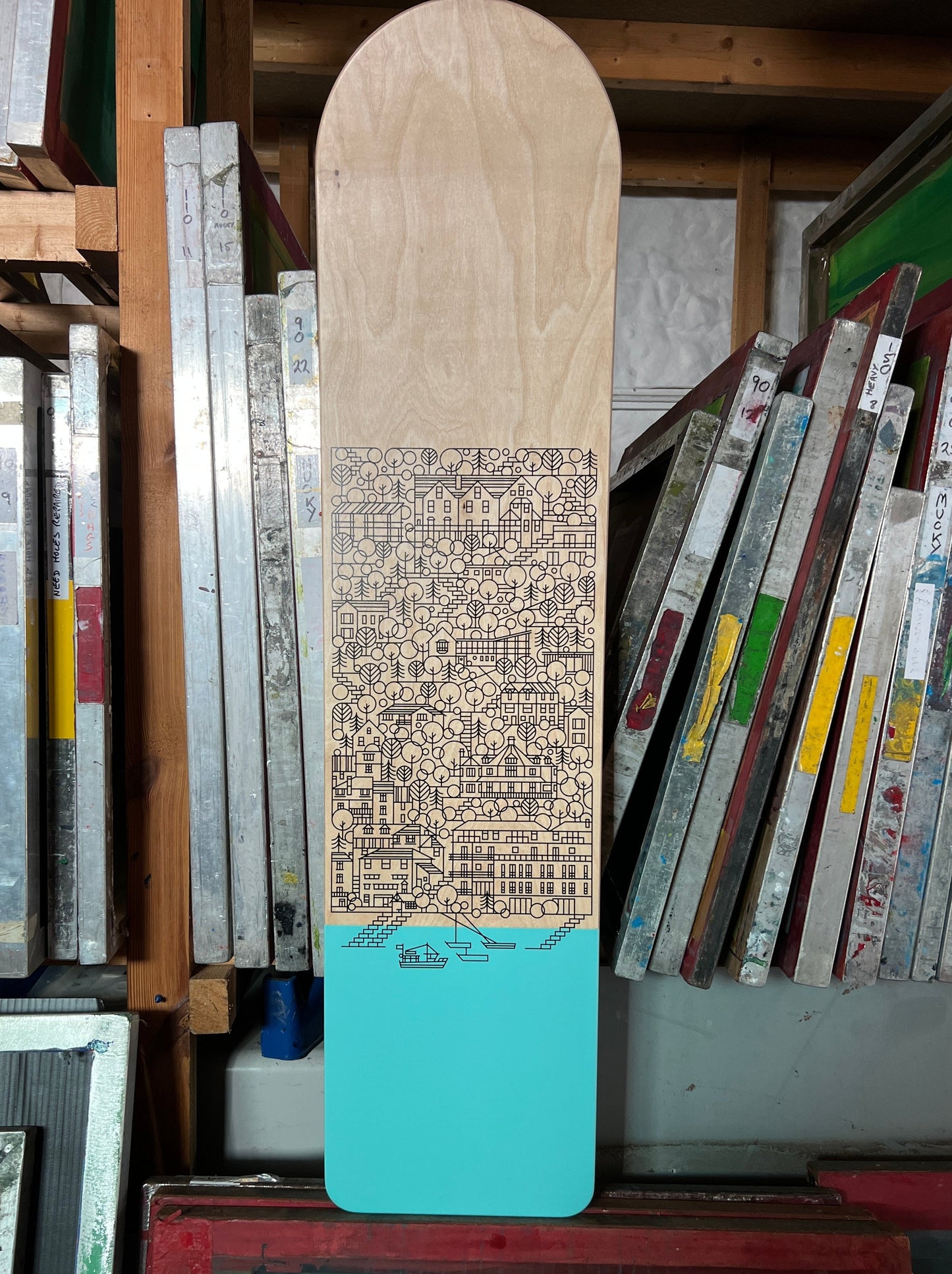 Limited Edition | Salcombe Bellyboard | Screen Printed & Artist Signed