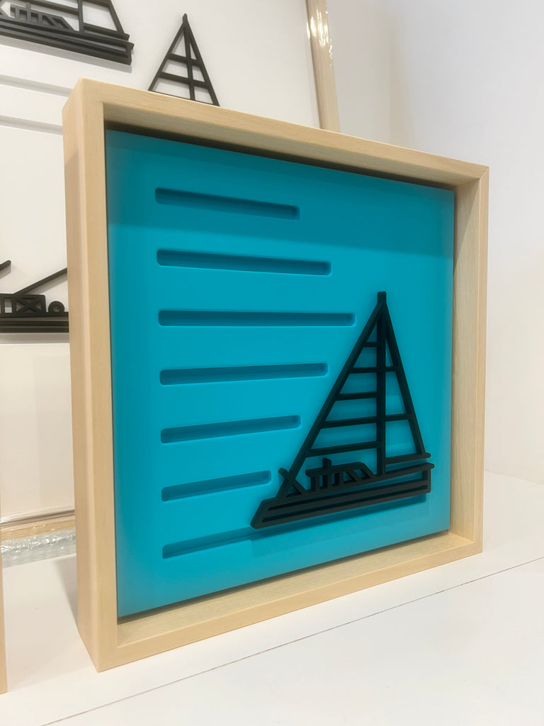 New! Set Sail Blue - Part 3 | Small Wood Relief