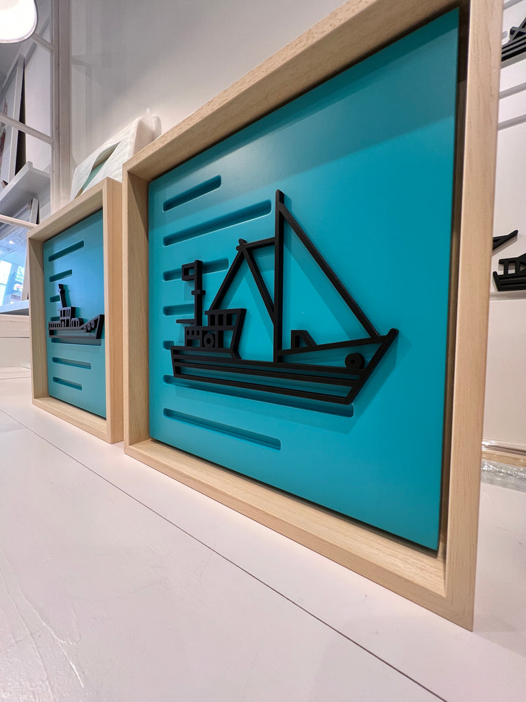 New! Set Sail Blue - Part 2 | Small Wood Relief