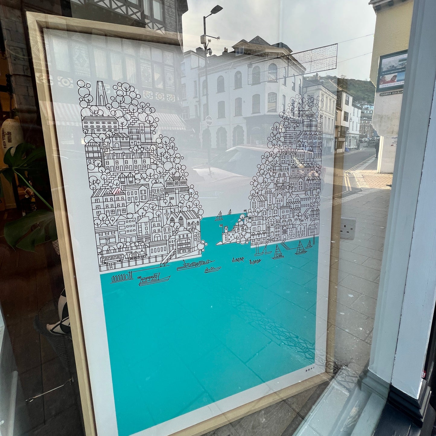 New! Dartmouth to Kingswear | Large Framed Canvas