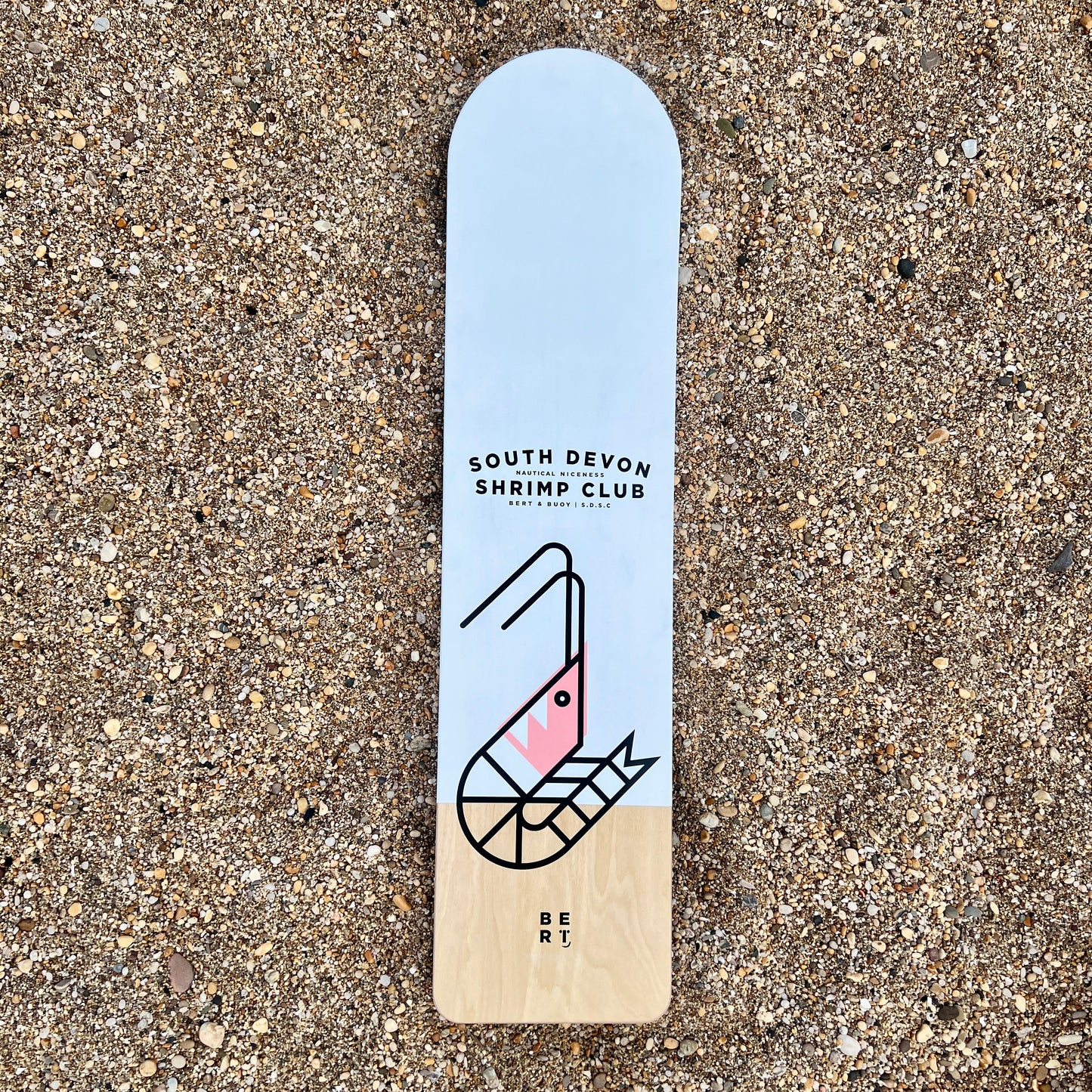Limited Edition • South Devon Shrimp Club Bellyboard • Screen Printed & Artist Signed