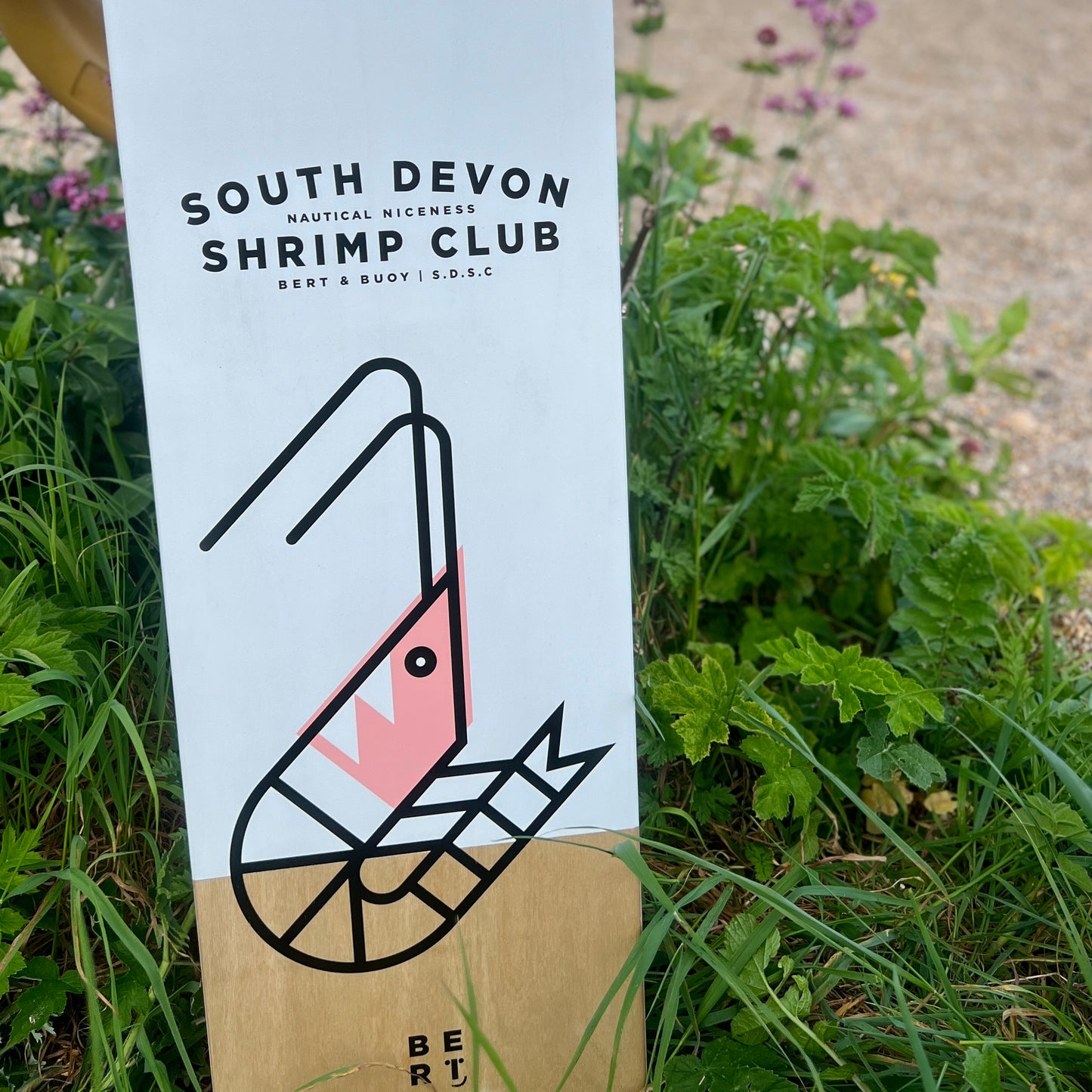 Limited Edition • South Devon Shrimp Club Bellyboard • Screen Printed & Artist Signed