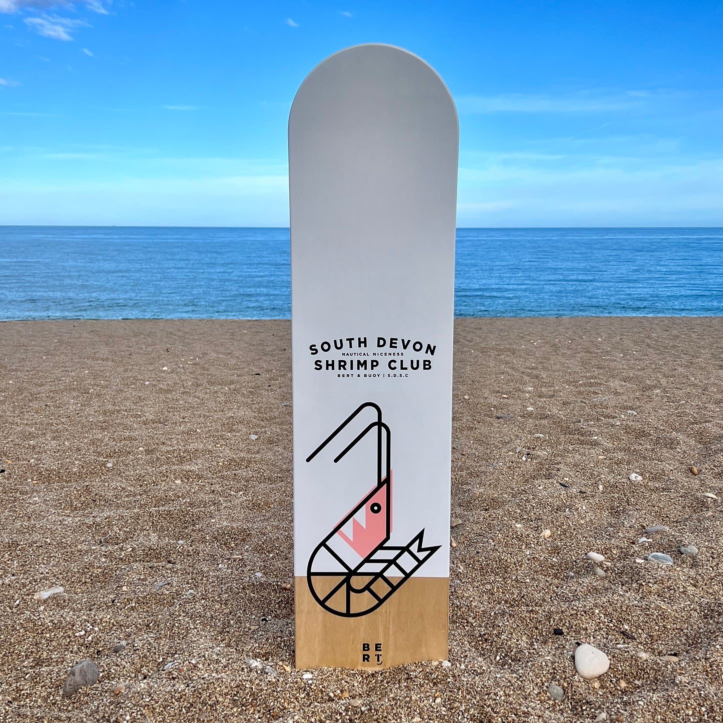 Limited Edition • South Devon Shrimp Club Bellyboard • Screen Printed & Artist Signed