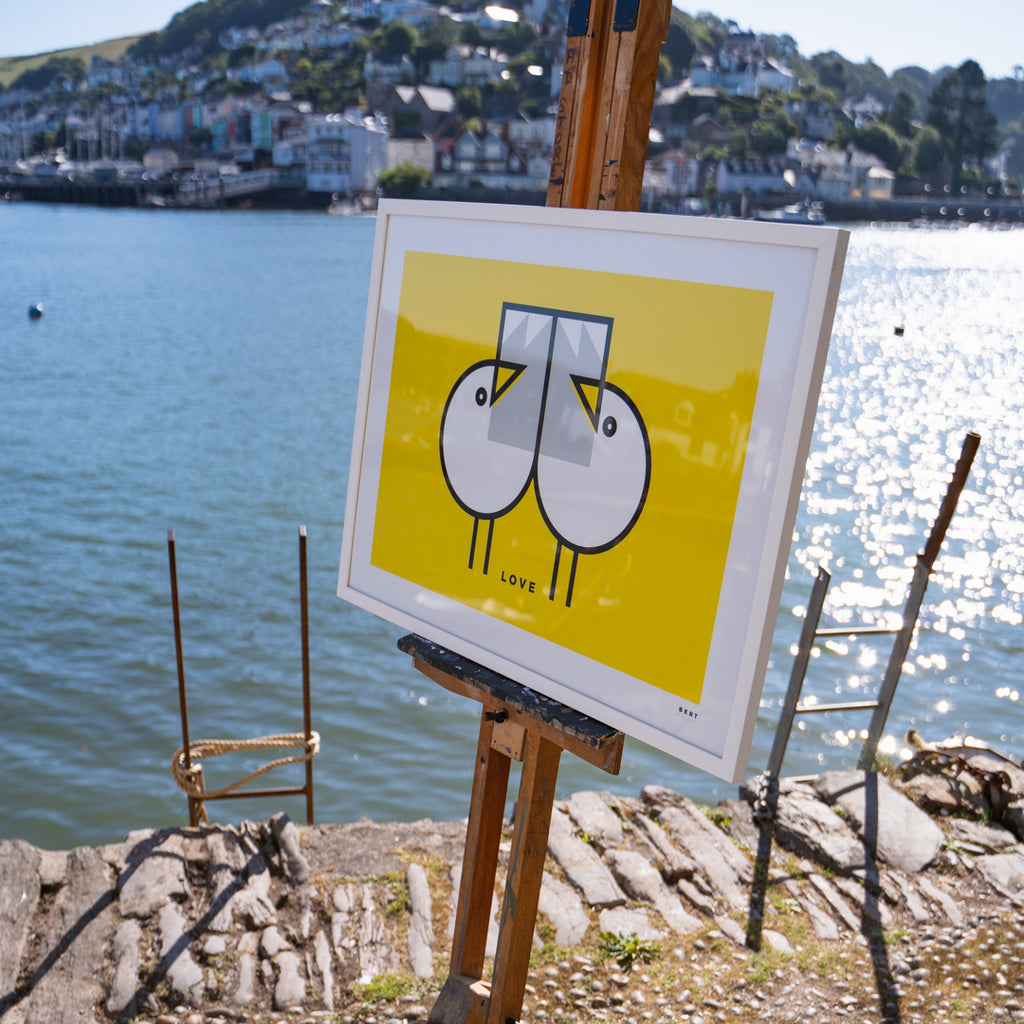 50% Off A1  Prints | Gulls Love Yellow