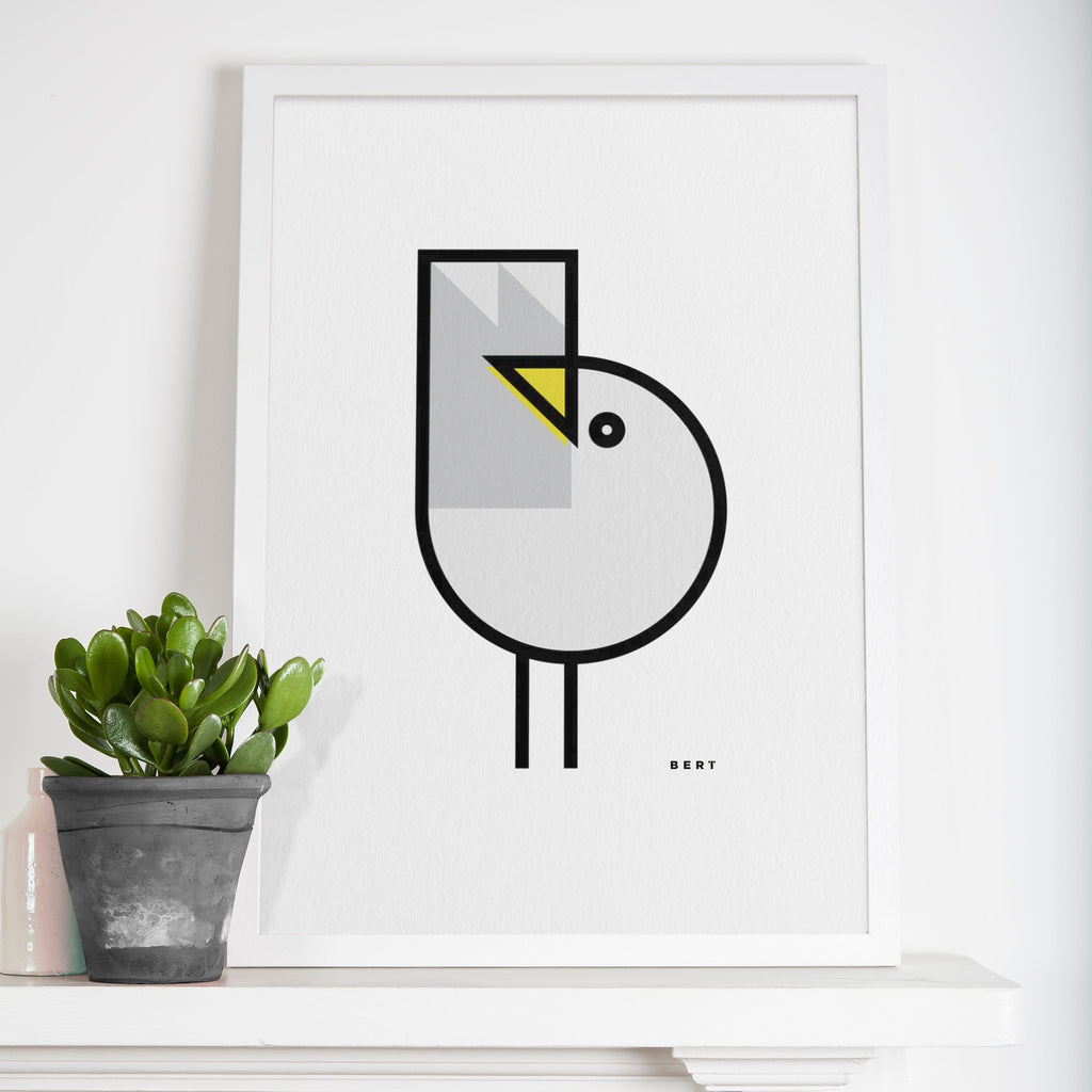 Studio Archive Sale - A2 & A3 Great Gull Screen Print