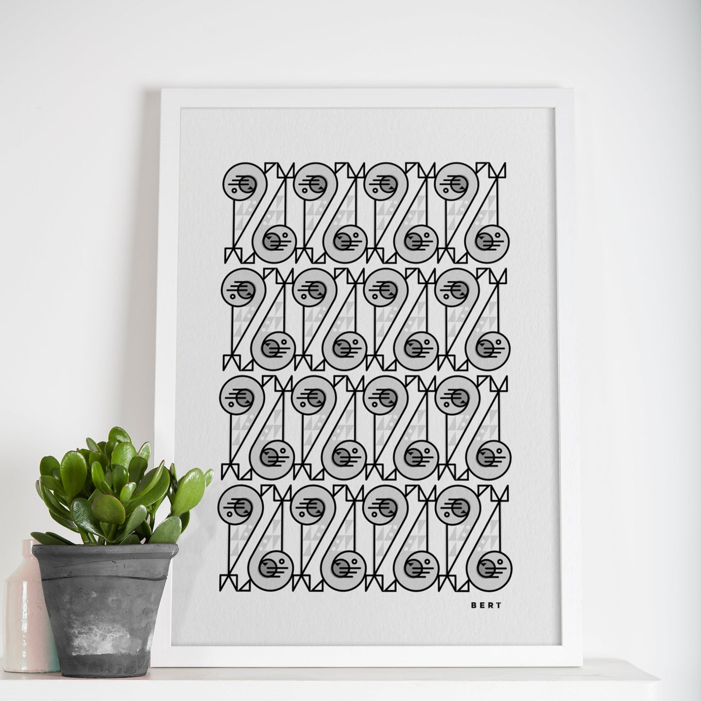 Sammy Seal Pattern  | OPEN EDITION WALL ART