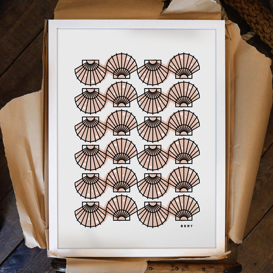 SCALLOP PATTERN | OPEN EDITION WALL ART