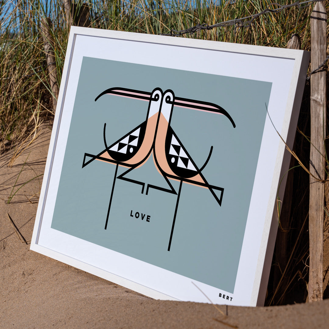 COUPLE OF CURLEWS | LIMITED EDITION WALL ART