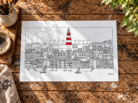 Plymouth Art Print