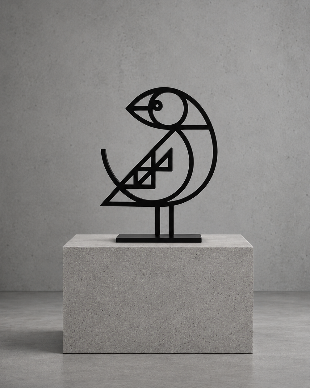 Puffin Sculpture - Black Metalwork by Bert Fowler - Special Edition