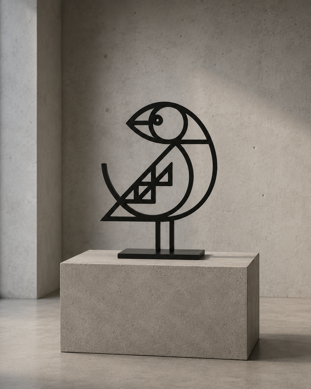 Puffin Sculpture - Black Metalwork by Bert Fowler - Special Edition