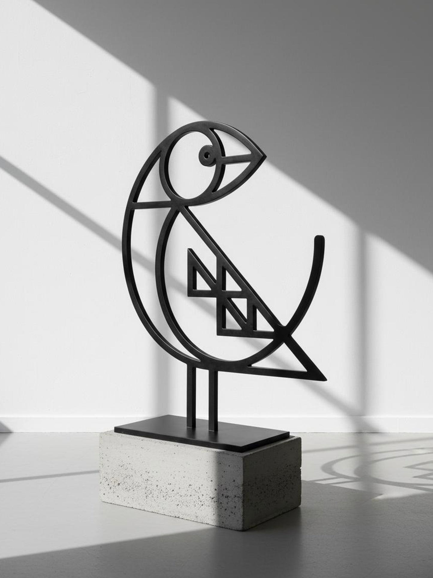 Puffin Sculpture - Black Metalwork by Bert Fowler - Special Edition