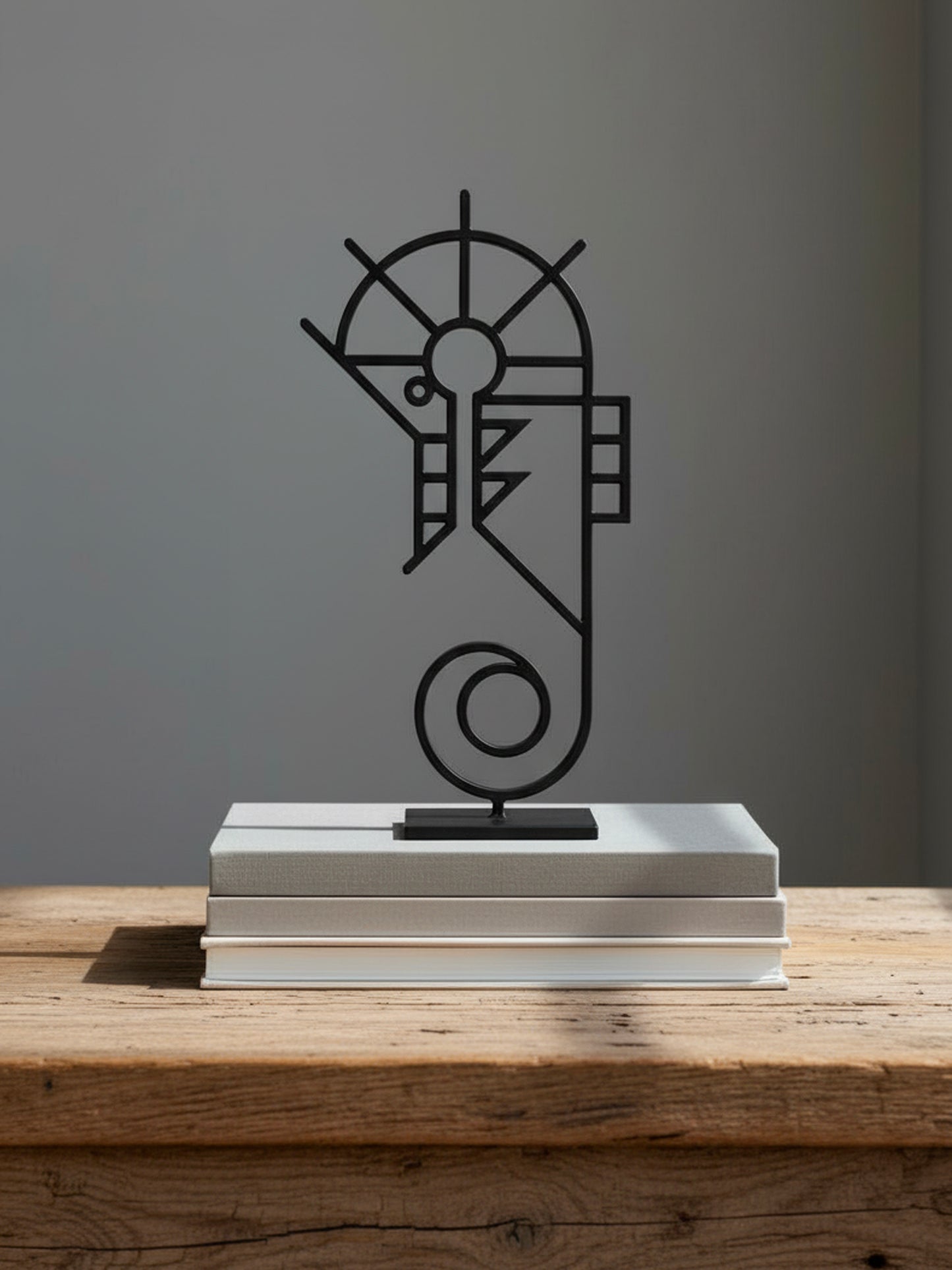 Seahorse Sculpture - Black Metalwork by Bert Fowler - Special Edition