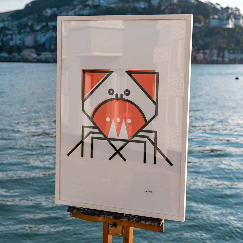Studio Archive Sale - A2 Cunning Crab Screen Print
