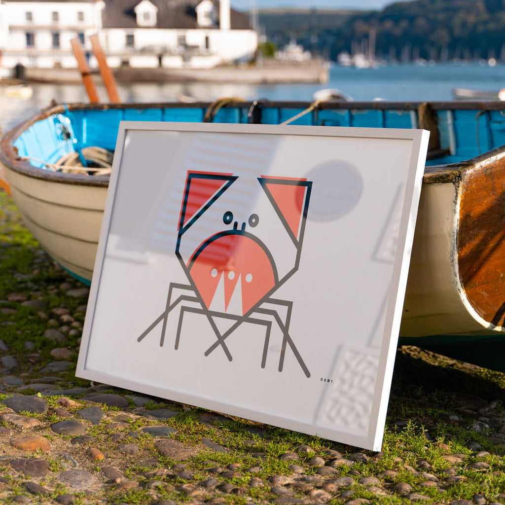 Studio Archive Sale - A2 & A3 Crab Wide Screen Print